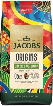 Кофе в зернах Jacobs South America Blend 1 кг (8711000576885) 1355180 фото
