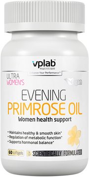 VPLab Ultra Wome's Evening Primrose oil Жирные кислоты для женщин 60 капсул 898775 фото