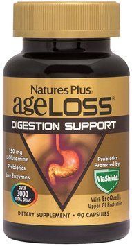 Natures Plus Age Loss, Digestion Support, 90 Capsules Підтримка шлунково-кишкового тракту 687340 фото