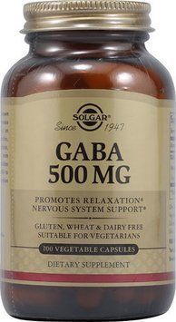 Solgar GABA 500 mg 100 Veg caps Гамма-аміномасляна кислота 497244 фото