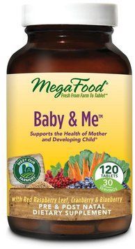 MegaFood DailyFoods Baby & Me 120 Tabs Вітаміни та мінерали для вагітних 552268 фото