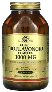 Solgar Citrus Bioflavonoid Complex 1000 mg Солгар Комплекс цитрусових біофлавоноїдів 250 таблеток 831914 фото