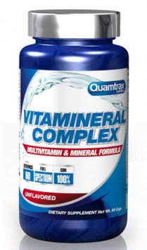 Quamtrax Vitamineral Complex 60 Tablets 721452 фото