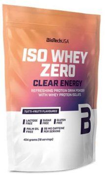 Протеин BioTechUSA Iso Whey Zero Clear Energy 454 g /18 servings/ TuttiFrutti 990146 фото