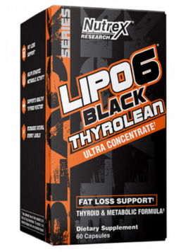 Nutrex Lipo-6 Black Thyrolean 60 caps / 60 servings 1101989 фото