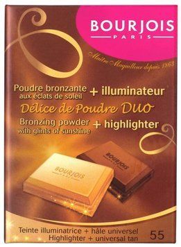 Bourjois Delice de Poudre Duo Пудра для лица сверкающая с эффектом загара 16.5 g 1180483 фото
