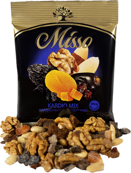Ассорти сушеных плодов и орехов Misso Kardio Mix 60 г (4820146730359) 1119365 фото