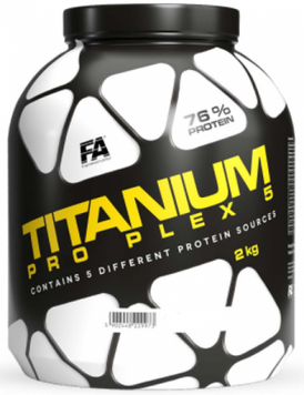 Протеїн Fitness authority Titanium Pro Plex 5 2000 g / 74 servings / chocolate 1112788 фото