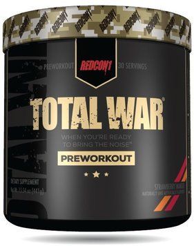 Передтренувальний комплекс Redcon1 Pre-workout Total War 441 g /30 serving/ Strawberry Mango 875076 фото