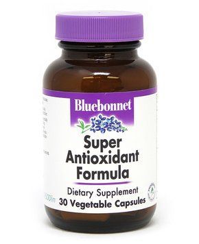 Bluebonnet Nutrition Super Antioxidant Formula, 30 Vegetable Capsules (BLB0324) 659791 фото