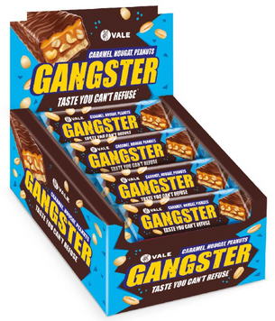 Батончик VALE Gangster 20x50g / 20 servings / Caramel-Nougat-Peanut 1032692 фото
