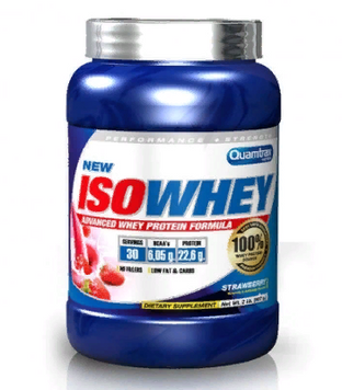 Протеин Quamtrax Iso Whey 908 g /30 servings/ Strawberry 872620 фото