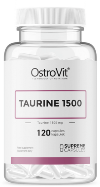 OstroVit Supreme Capsules Taurine Таурин 1500 мг 120 капсул 1072892 фото