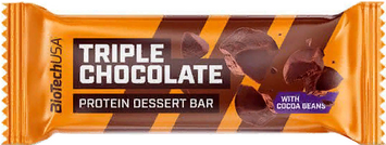 BioTech Protein Dessert Bar 50 g Triple Chocolate 851750 фото