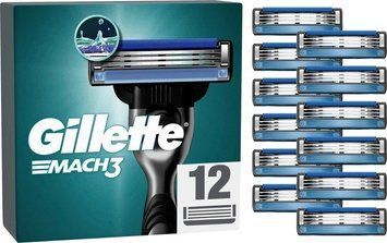 Gillette Mach3 Сменные касеты для бритья 12 шт 1300441 фото
