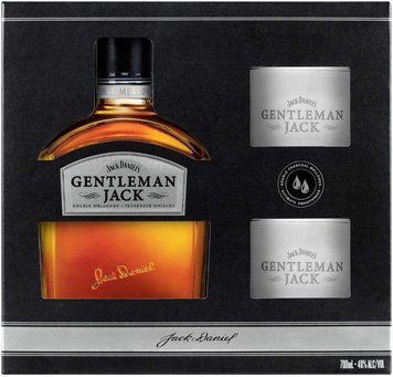 Віскі Jack Daniel's "Gentleman Jack", gift box with 2 glasses, 0.7л (CCL973931) 745204 фото