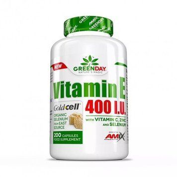 Amix Nutrition GreenDay Vitamin E 400 Iu Life+ Витамин Е 200 капсул 932415 фото