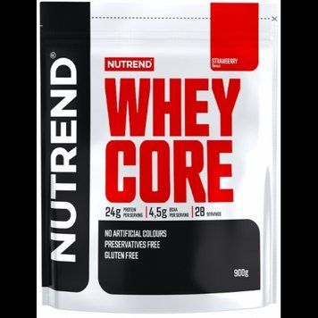 Nutrend Whey Core 900 g / 28 servings / strawberry 1101979 фото