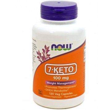 NOW Foods 7-Keto-DHEA 100 mg Veg Capsules 120 caps 414045 фото