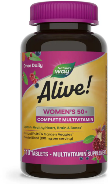 Nature's Way Women's 50+ Complete Multivitamin Мультивитамины для женщин 50+ 110 таблеток 1322793 фото