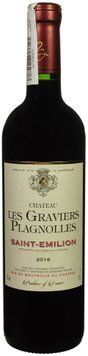 Вино Chateau Les Graviers Plagnolles Saint-Emilion 2016 червоне сухе 0.75 л (FSH_3450301155812) 1399294 фото