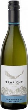 Вино Trapiche Vineyards Chardonnay біле сухе 0.75л (VTS3701310) 740635 фото