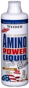 Амінокислота для спорту Weider Amino Power Liquid 1000 ml /66 servings/ Cranberry 392433 фото