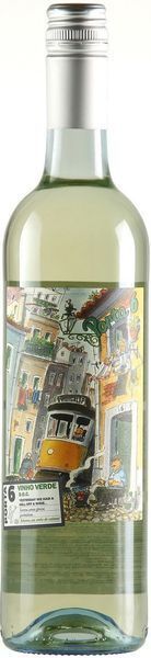 Вино Vinho Verde Porta 6 сухое белое Vidigal 0.75л (PRA5601996669872) 675174 фото