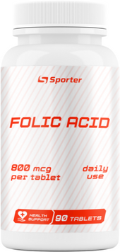 Sporter Folic Acid 800 mcg / 90 tab 1156100 фото