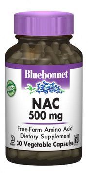 Bluebonnet Nutrition NAC (N-Ацетил-L-Цистеин) 500 mg 30 caps 488780 фото