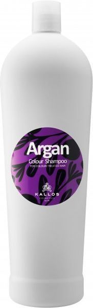 Kallos Cosmetics Argan Colour Shampoo Шампунь для окрашенных волос Арган 1000л 924670 фото