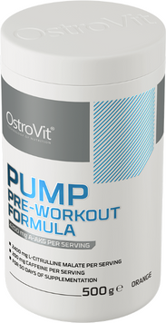 OstroVit Pump Pre-Workout 500 g /50 servings/ Orange 391981 фото