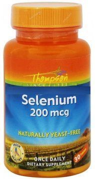 Thompson Selenium, 200 mcg, 30 Tablets (THO-19490) 655602 фото
