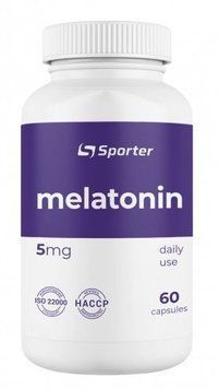 Sporter Melatonin 5 mg 60 Capsules (817244) 769666 фото