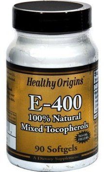 Healthy Origins E-400 90 Softgels Вітамін Е 534451 фото