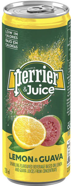 Упаковка напою соковмісного Perrier Lemon-Guava сильногазованого 4х0.25 л (7613038946320_4) 1328609 фото