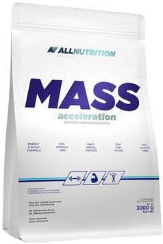Гейнер All Nutrition Mass Acceleration 3000 g /42 servings/ Strawberry 581671 фото