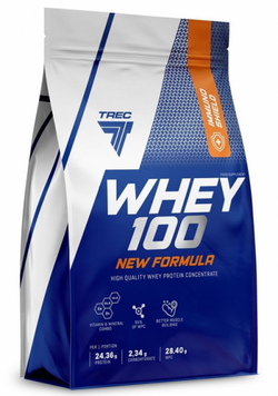 Протеїн Trec Nutrition Whey 100 (New Formula) 2000 g / 66 servings / jaffa cakes 1110688 фото