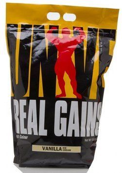 Гейнер Universal Nutrition Real Gains 4800 g /31 servings/ Vanilla 390987 фото