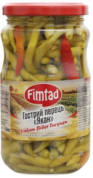 Перець гострий консервований Fimtad Якан 370 мл 340 г (8681957372307) 1051786 фото