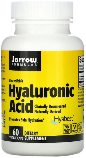 Jarrow Formulas Hyaluronic Acid Гіалуронова кислота 60 капсул 1158217 фото