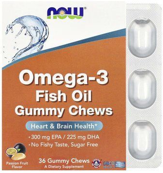 Now Foods Omega-3 Fish Oil - 36 Gummy Chews 1449615 фото