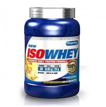 Протеин Quamtrax Iso Whey 908 g /30 servings/ Cookies Cream 872621 фото