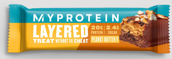 Протеиновый батончик Myprotein Retail Layer Bar 60 g / 1 serving / Peanut Butter 1022021 фото