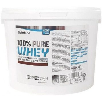 Протеїн BioTechUSA 100% Pure Whey 4000 g / 142 servings / Bourbon vanilla 430177 фото