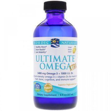 Nordic Naturals Ultimate Omega Xtra 8 fl oz (237 ml) Lemon Экстра Омега-3 со вкусом лимона 550764 фото
