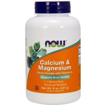 Now Foods CAL/MAG Citrate Powder 8 Oz Кальций и магний 520647 фото