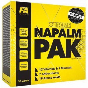 Fitness authority Napalm Pak Комплекс вітамінів та мінералів 30 пакетиків 973025 фото