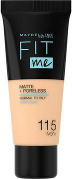 Maybelline New York FIT ME! Матовий №115 Ivory Тональний крем 30ml 870960 фото