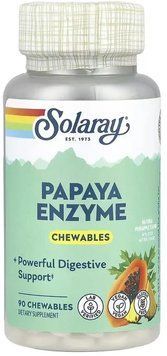 Solaray Papaya Enzyme - 90 chewables 1452680 фото